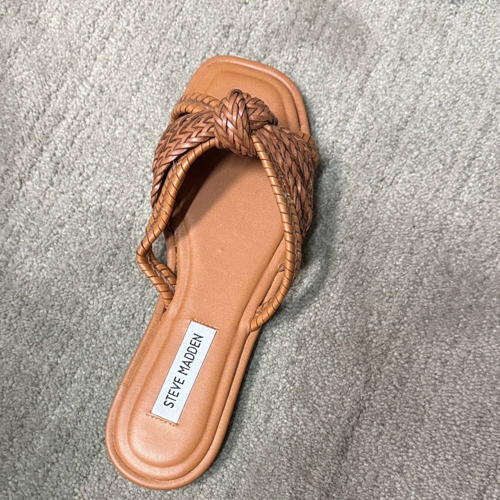 Steve Madden Women's Brown Woven Sandals